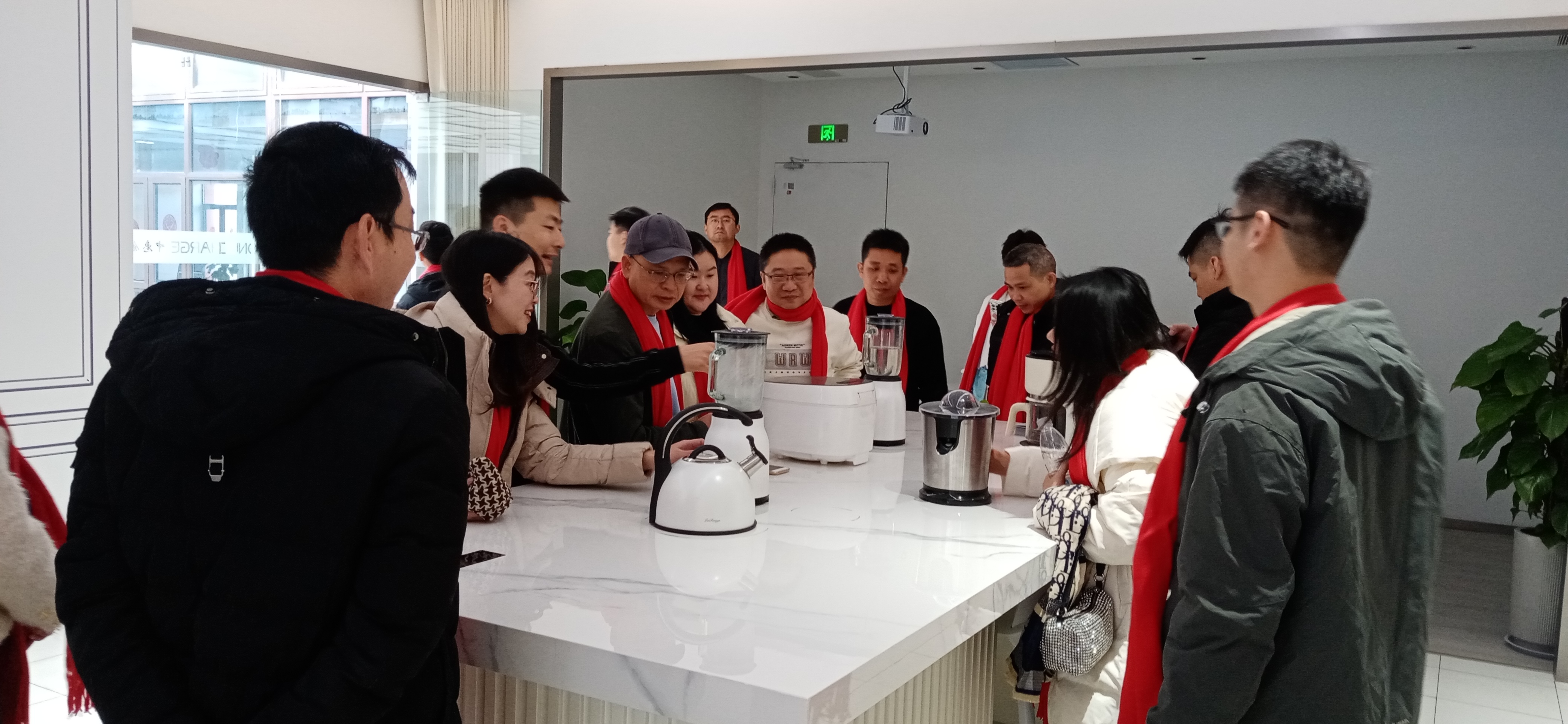 深圳员工参观阜阳公司智能家居供电